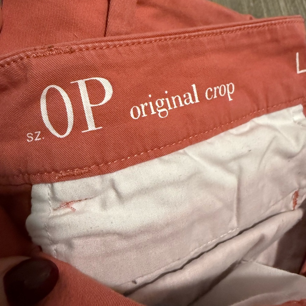Loft Women’s Chino Cropped Pants Size Op - image 2